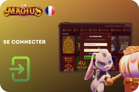 Screen pour le login Magius